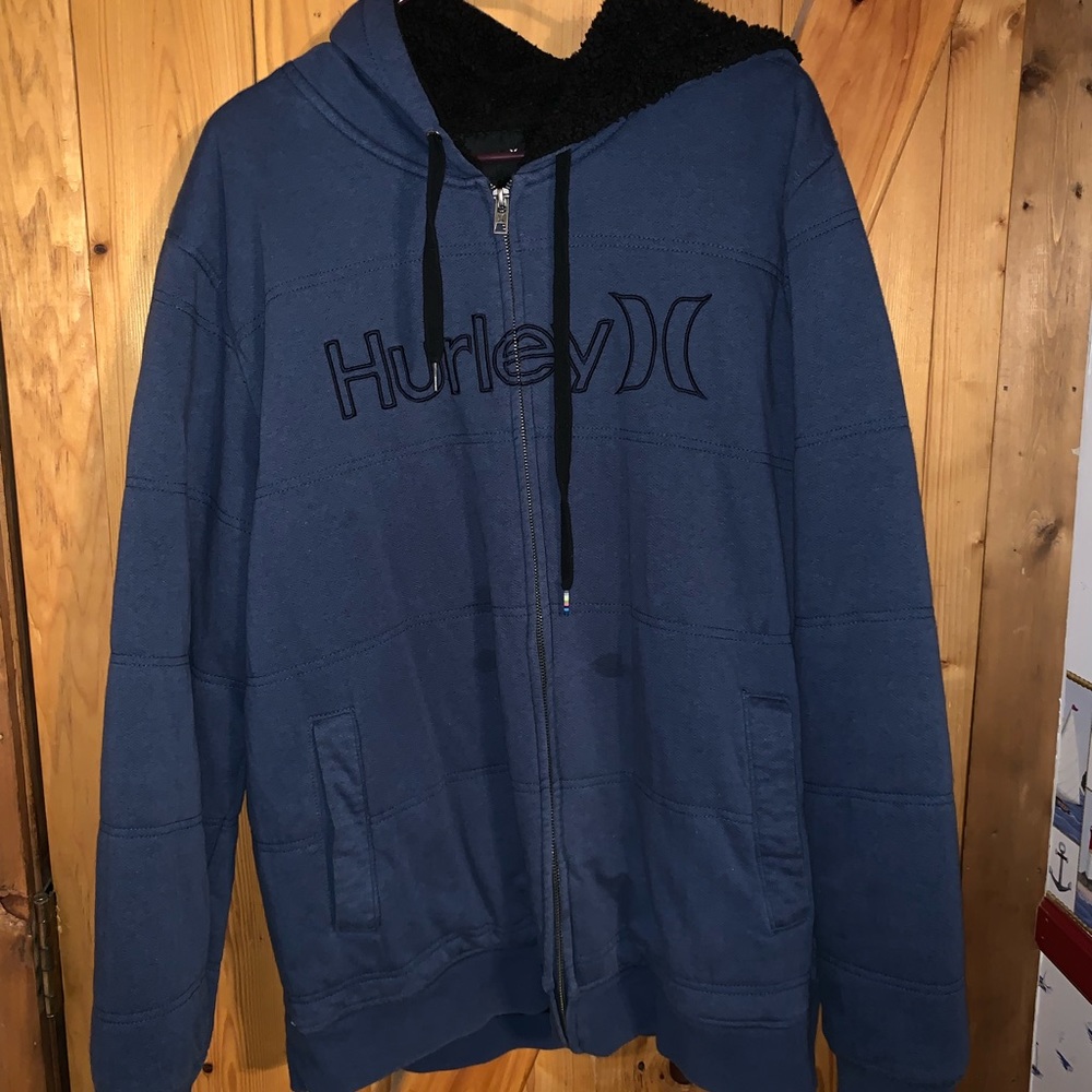 Hurley zip up hoodie